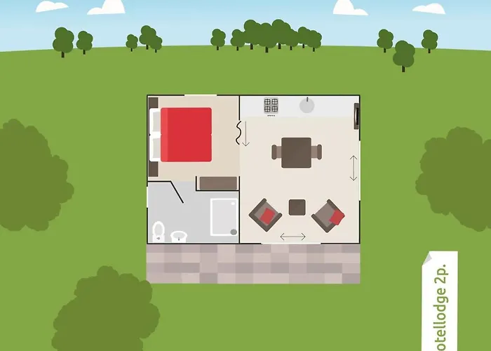 2-persoons Hotellodge Appartement *